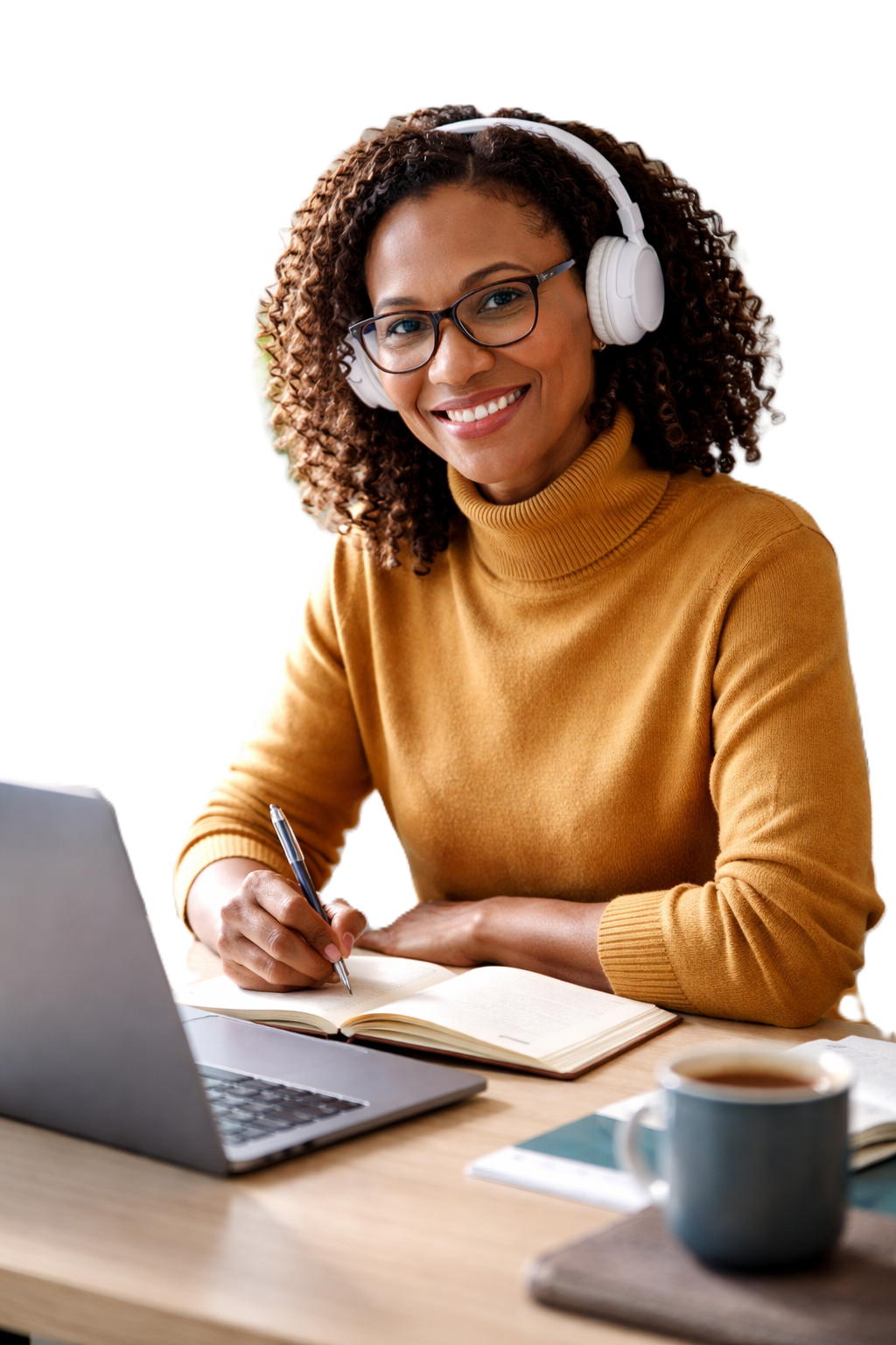 Students learning online at HomeUni